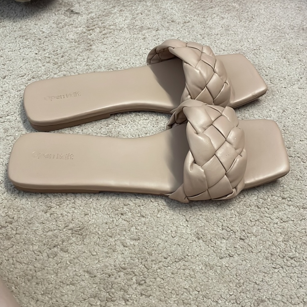 Open Edit square toe slide - Picture 2 of 3